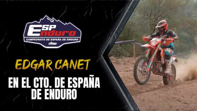 Campeonato de España de Enduro. Edgar Canet