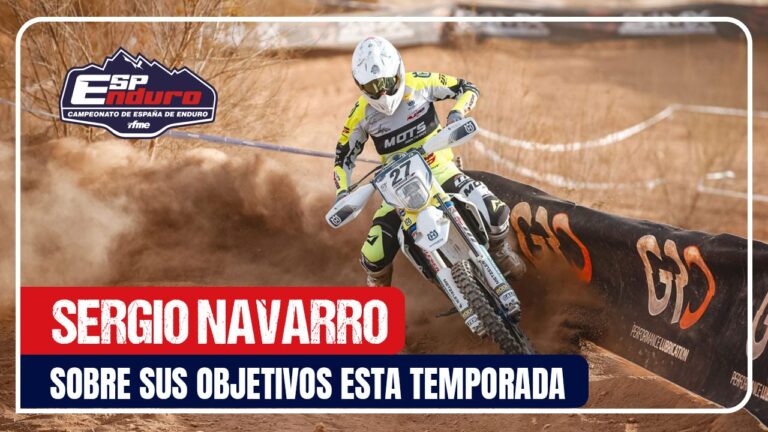 Reportaje a Sergio Navarro sobre sus objetivos esta temporada