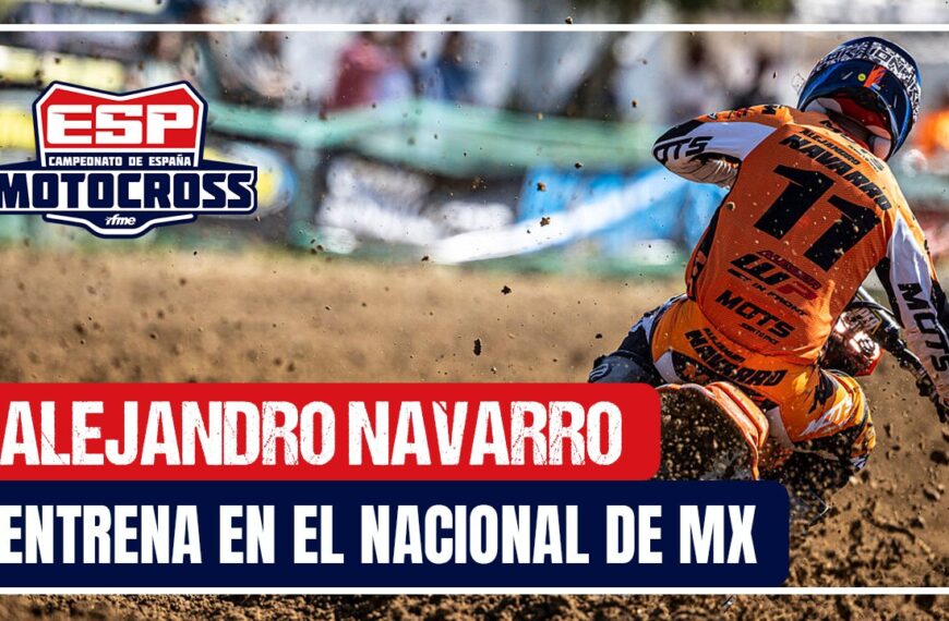 Motocross como entrenamiento para Alejandro Navarro