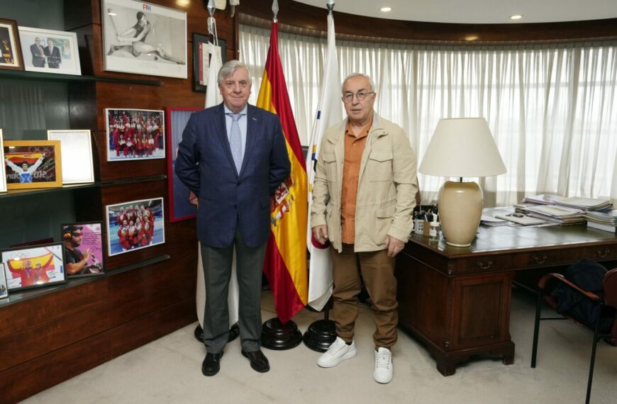 Ignacio Verneda visita el Comité Olímpico Español en su primer encuentro oficial con Alejandro Blanco