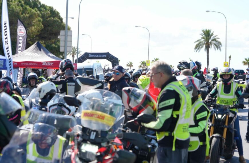 HISTÓRICO ÉXITO DE PARTICIPACIÓN EN LA 50ª VOLTA A MALLORCA EN MOTO CON MÁS DE 8.000 MOTORISTAS
