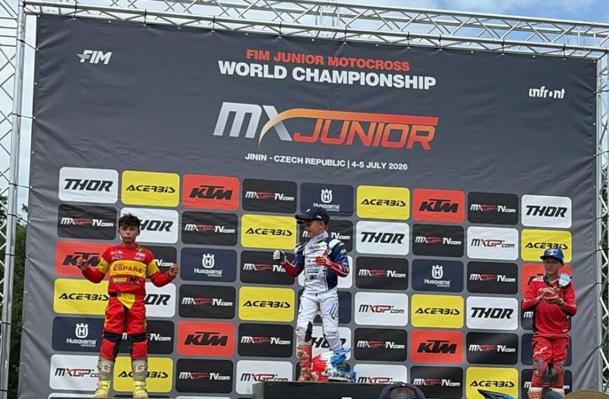 España finaliza cuarta en el Campeonato del Mundo Junior de Motocross celebrado en Jinin