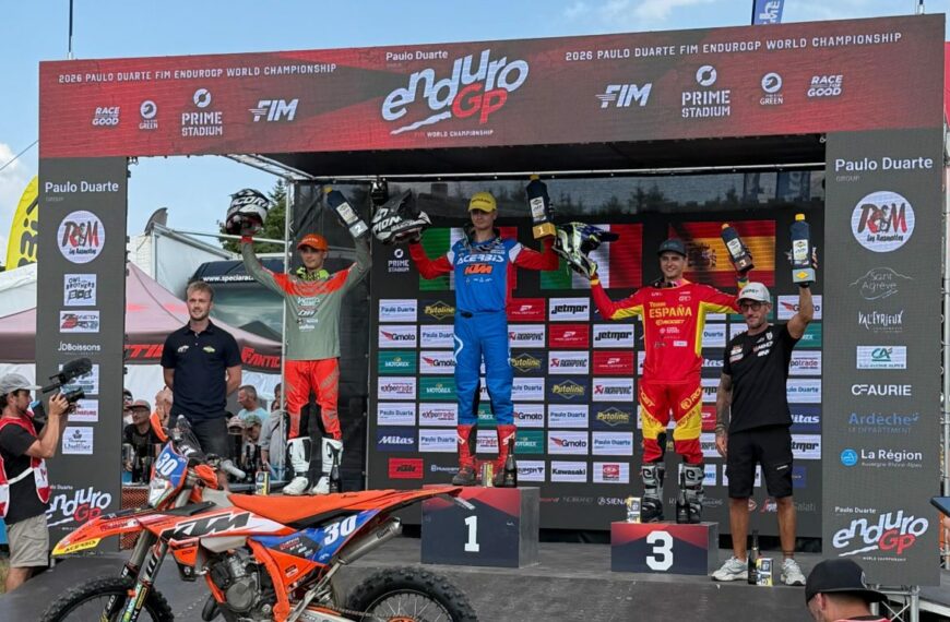 El Equipo Nacional de Enduro suma un podio y altibajos en el GP de Francia