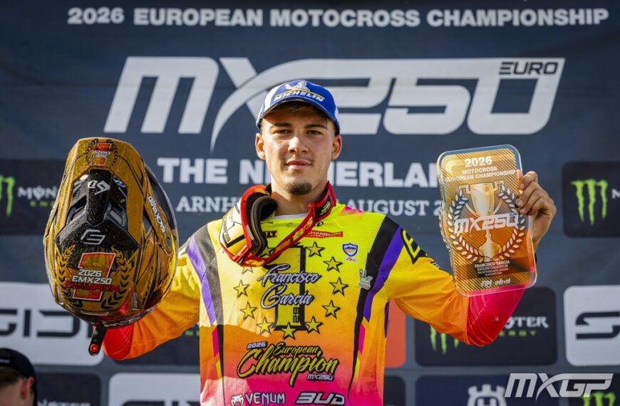 Francisco García Carbonero se corona campeón de Europa de motocross EMX250