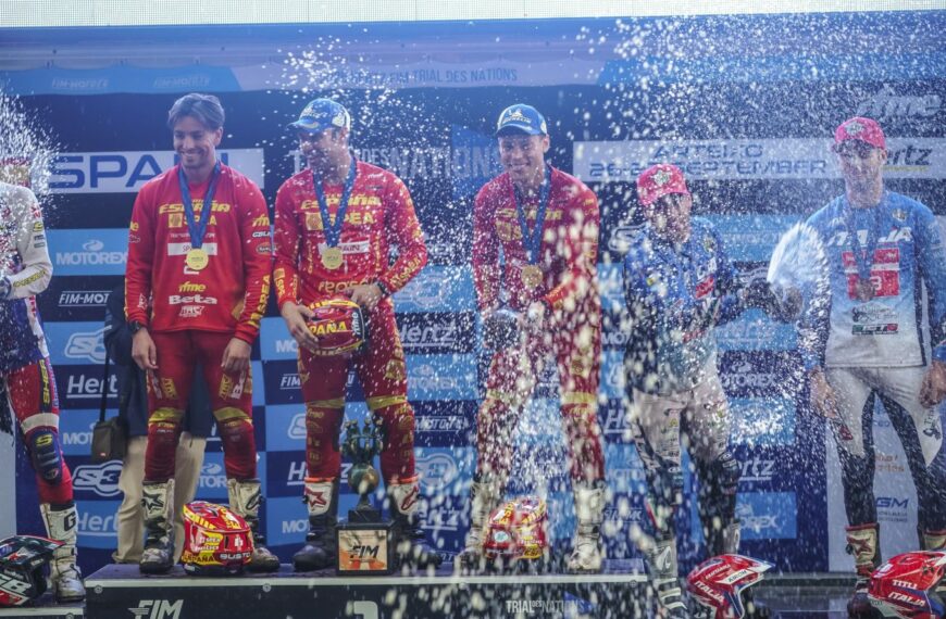 España suma tres podios de tres posibles en el Trial de las Naciones de Arteixo