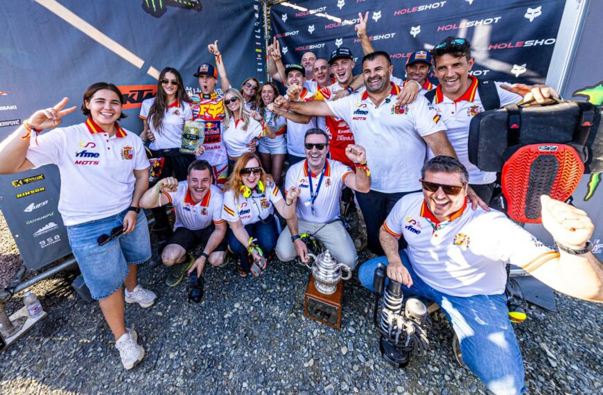 Histórico subcampeonato de España en el Motocross de las Naciones