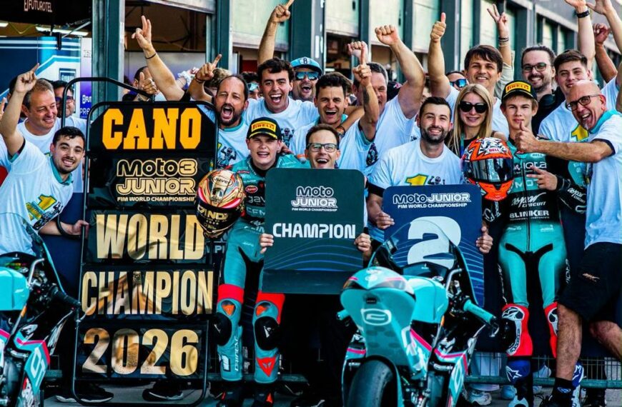 Carlos Cano se proclama campeón de Moto3 Junior en su temporada de debut