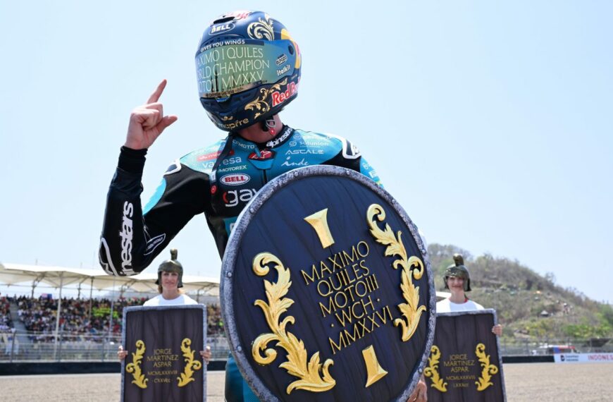 Máximo Quiles se proclama campeón del mundo de Moto3 a los 18 años